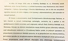 Nowy burmistrz pisze do prezydent Gronkiewicz-Waltz