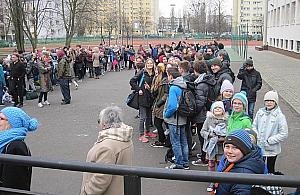 Paliło się w szkole na Fontany