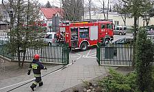 Paliło się w szkole na Fontany