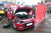 Instruktor nauki jazdy zginął w wypadku na Bródnie