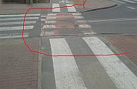 "Pijana" ścieżka rowerowa na Jagiellońskiej