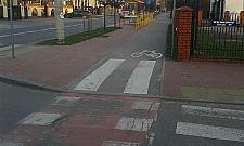 "Pijana" ścieżka rowerowa na Jagiellońskiej