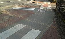 "Pijana" ścieżka rowerowa na Jagiellońskiej