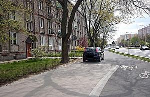 Mistrz parkowania w al. Reymonta