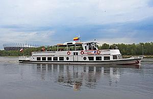 Statek wycieczkowy wraca na Kanał. Rejs z Białołęki do Serocka