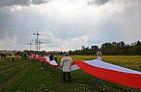 Targówek pobił rekord Polski. 1556-metrowa flaga na Bródnie