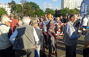 Osiedle Jagiellońska w telewizji. "Będziemy protestować do skutku"