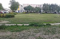 Siłownia w plenerze na osiedlu Sobieskiego