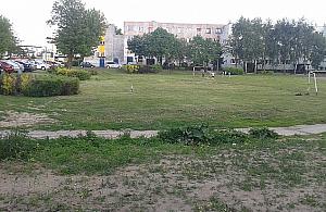 Siłownia w plenerze na osiedlu Sobieskiego