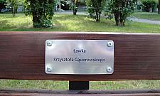 Wyjątkowa ławka stanęła na Jelonkach