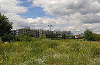 Protest przeciwko budowie bloku w Winnicy