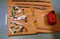 Groził spaleniem bloku, gromadził arsenał