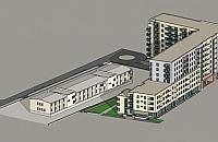 Nowy blok komunalny: garaż na 162 samochody i "szlachetne tynki"