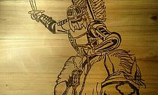 Dziewczyna z wypalarką. "Gra o tron" z Legionowa