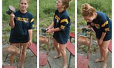 Dziewczyna z wypalarką. "Gra o tron" z Legionowa