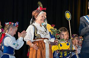 Zofia Marcinek z Bemowa z Orderem Uśmiechu