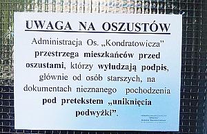 Uwaga na domokrążców. Oszuści wyłudzają podpisy