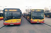 105 częściej, ale tylko do metra. E-5 do kosza