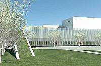 Taras widokowy i "górka saneczkowa" w parku Szymańskiego