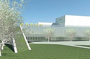 Taras widokowy i "górka saneczkowa" w parku Szymańskiego