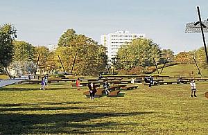 Nowy park Herberta z amfiteatrem i wybiegiem dla psów