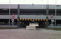 Parking na Piaskach z zamkni�tym wjazdem. "Na pro�b� mieszka�c�w"