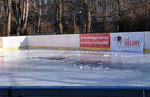 Bielany bez lodowiska. "Zapraszamy pod balon w parku Olszyna"