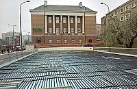 Lodowisko ju� w budowie. Wielka impreza w niedziel�