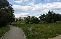 Fontanna i lodowisko w parku Górczewska?