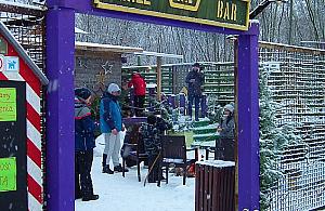 Lodowisko i ognisko. Niedziela w Forcie Bema