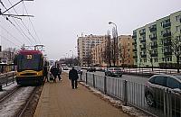 Tramwaje wloką się na Broniewskiego