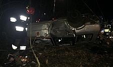 Pijany uciekał przed policją. Dachował na Mehoffera