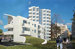 Wrzeciono: Nowy blok tuż obok Okrąglaka