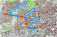 Budowa metra: Otwieraj� Wolsk�, zamykaj� P�ock�