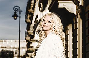 Maria Sadowska na scenie przy Głębockiej