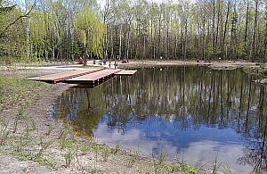 Oczko wodne, ławki, pomosty. Mamy nowy teren rekreacyjny