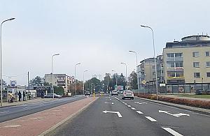 Pierwsze światła drogowe na Zielonej Białołęce