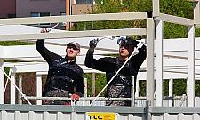 Trwa rozbiórka bazarku przy Conrada. Nieopodal rośnie nowy