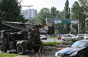 Odwierty na Górcach. "Budowa metra wkroczyła na nasz teren"
