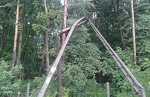 Awaria w EC Żerań, pozrywane kable, zablokowane drogi