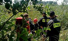 Niebezpieczne mokradła Wawra. 12-godzinna akcja policji