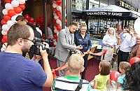 Wiceprezydent otworzył pizzerię