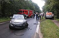 Karambol na Patriot�w. Ofiara �miertelna, pi�� rozbitych aut