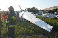 Szybowiec rozbił się na lotnisku. Nie żyje 31-letni pilot