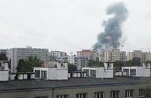 Nietypowy dym nad Hutą