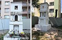 Kapliczka jak nowa. Turecki prezent dla Woli