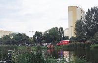 Mężczyzna wszedł do stawu Brustmana. Nie żyje