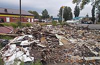 Odgruzowali plac przy Biedronce