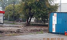 Odgruzowali plac przy Biedronce