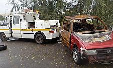 Wrak zniknął z Powstańców Śląskich